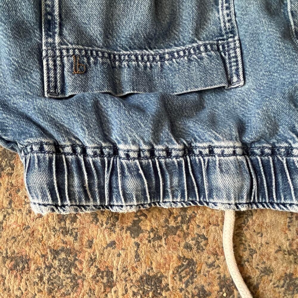 Anthropologie Pilcro Drawstring Pull-On Wide Leg Jeans Elastic Waist Women's M - Picture 12 of 14
